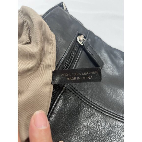 Anthropologie Margot Pebble Soft Black Leather Crossbody Bag - Picture 12 of 12